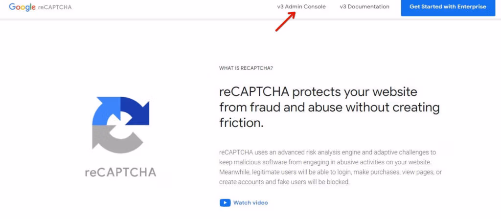 Google-reCaptchaV3-admin