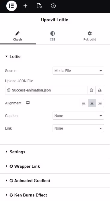 Lottie animace ve WordPressu: jak je používat a správně nasadit v Elementoru (bez zpomalení webu) 1 elementor lottie
